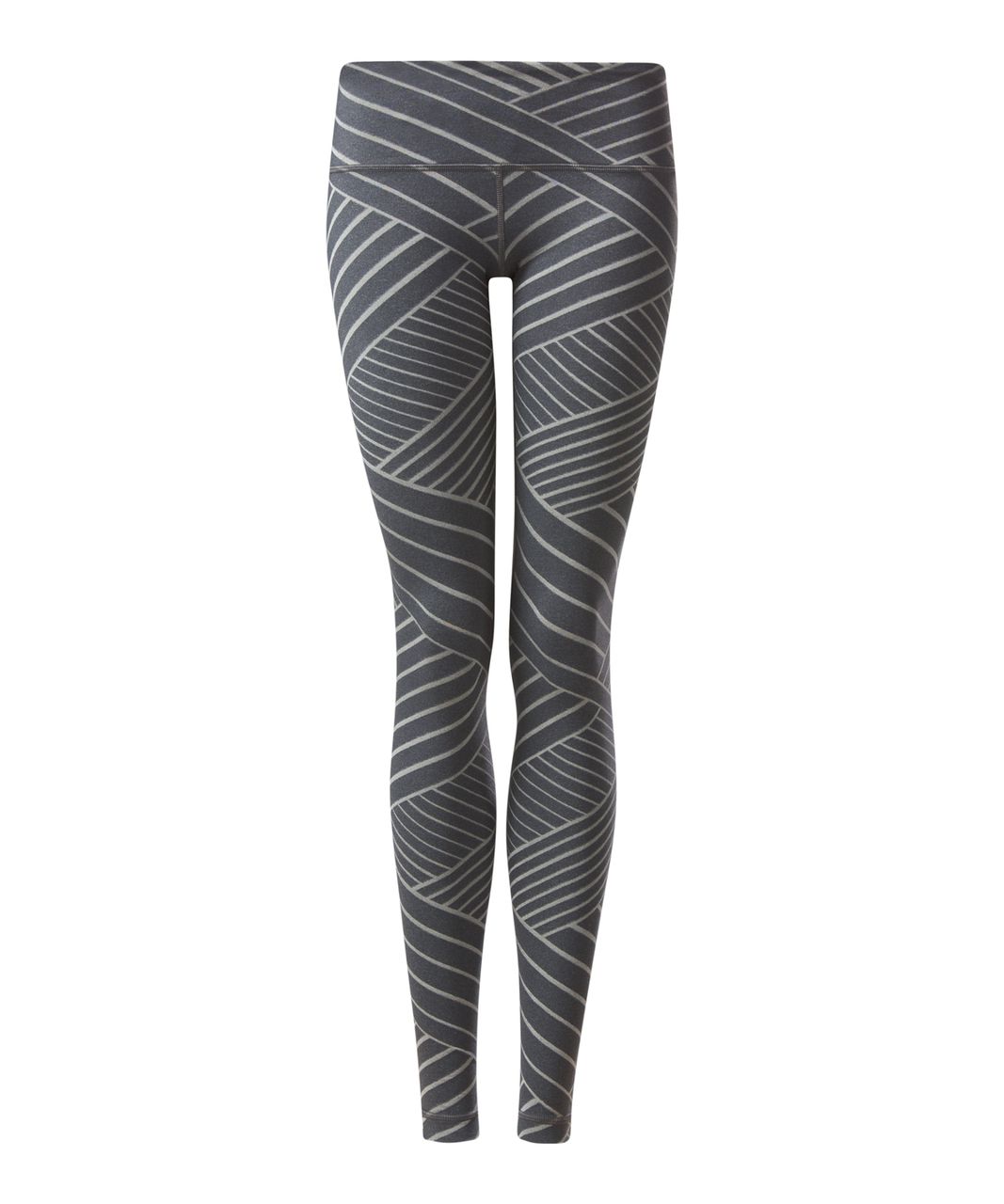 Lululemon Wunder Under Pant III - Luon Metallic Lumatrix Heathered Deep Coal  Silver - lulu fanatics