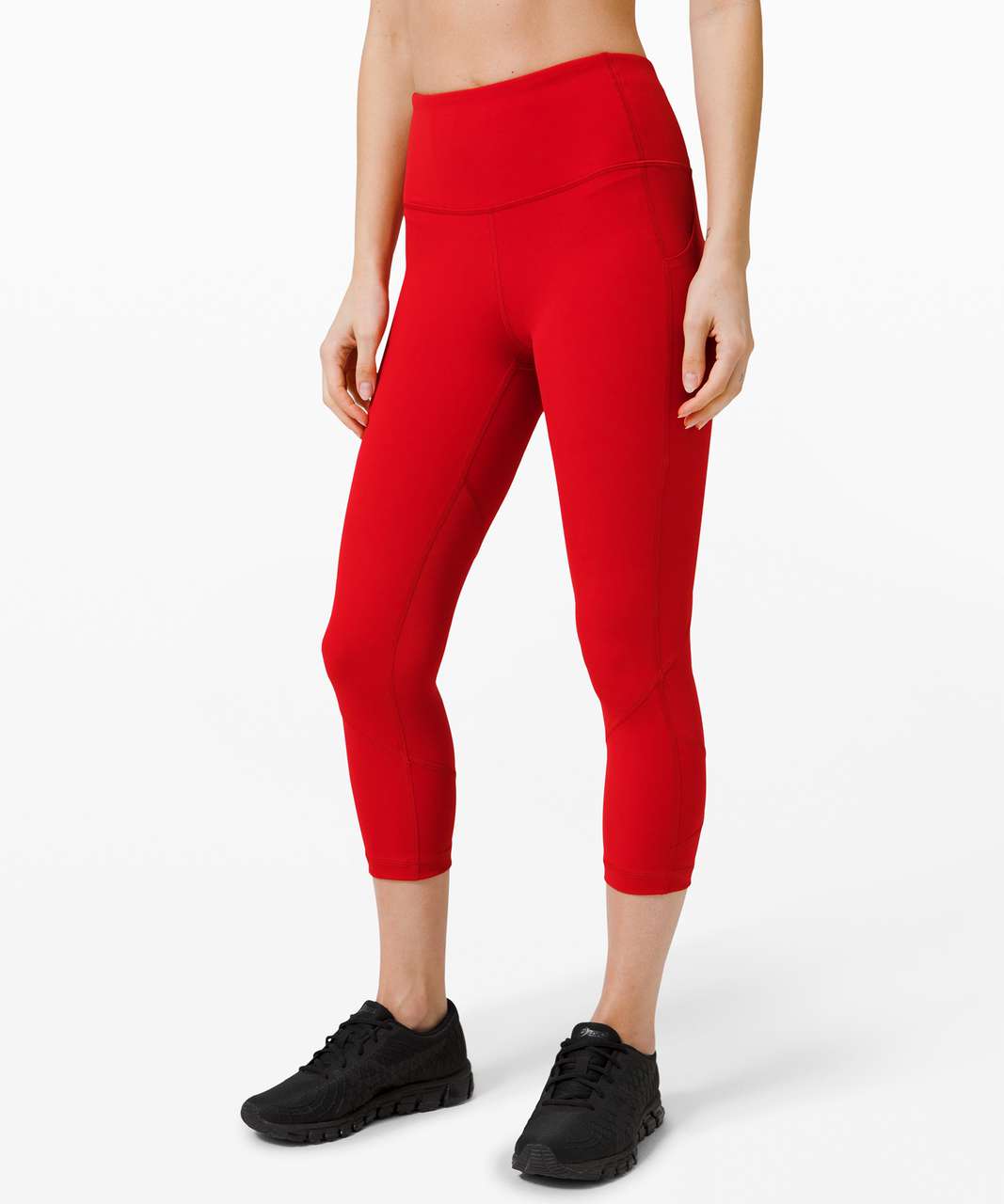 Lululemon Pace Rival High-Rise Crop 22" - Dark Red (First Release)