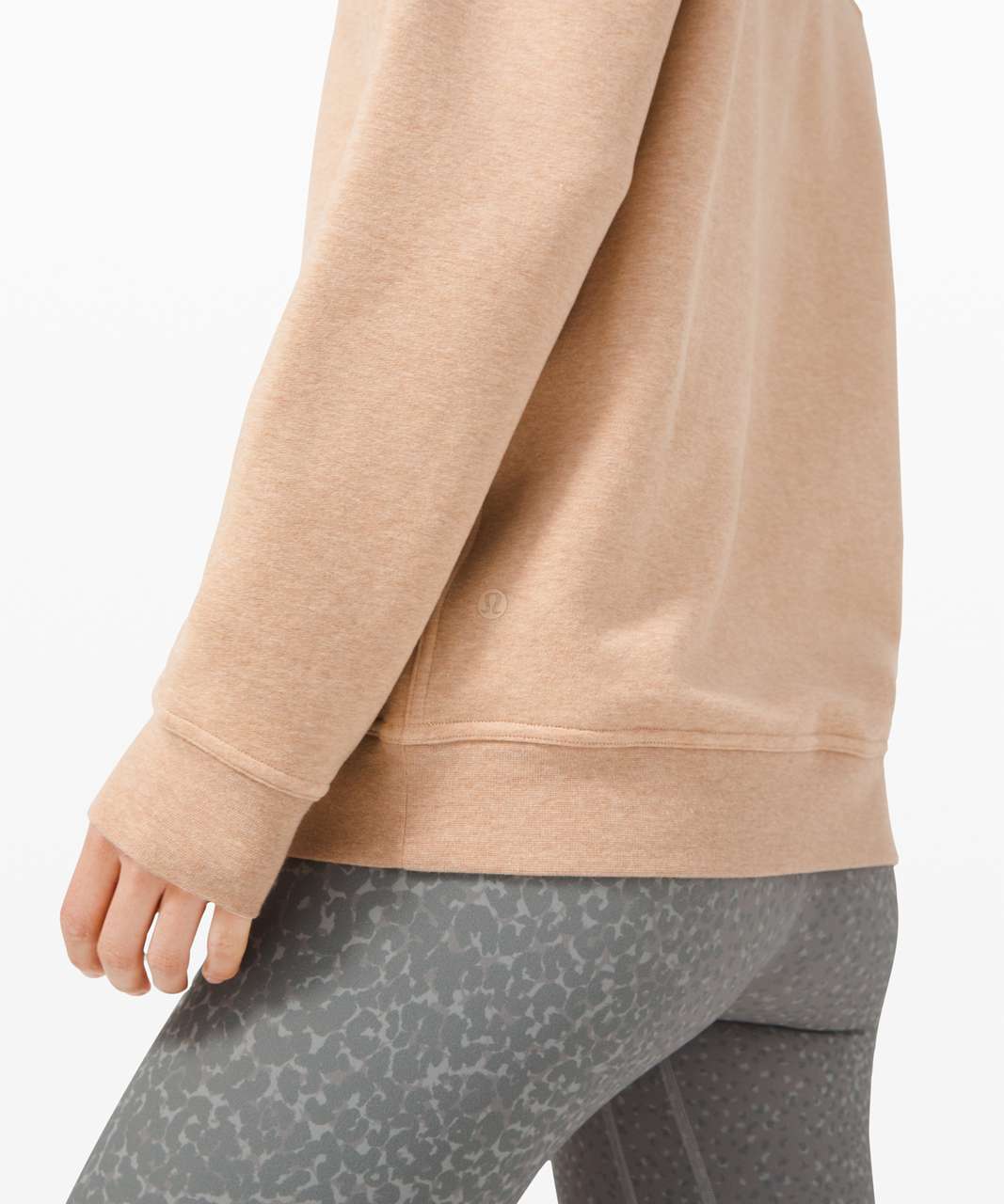 Lululemon All Yours Crew - Heathered Ivory Peach