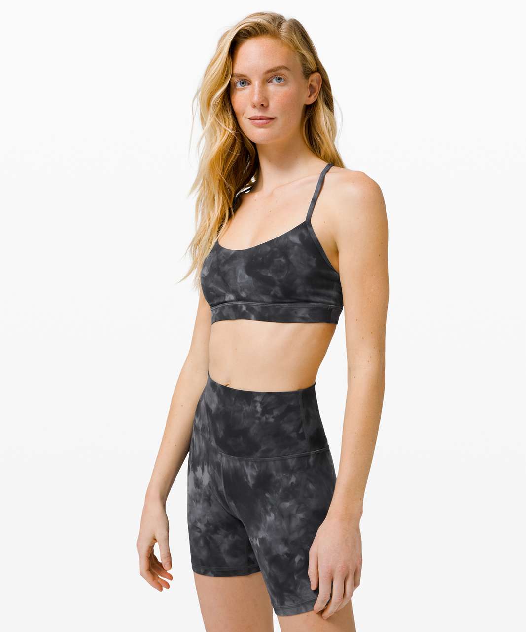 Lululemon Flow Y Bra Nulu *Light Support, B/C Cup Diamond Dye