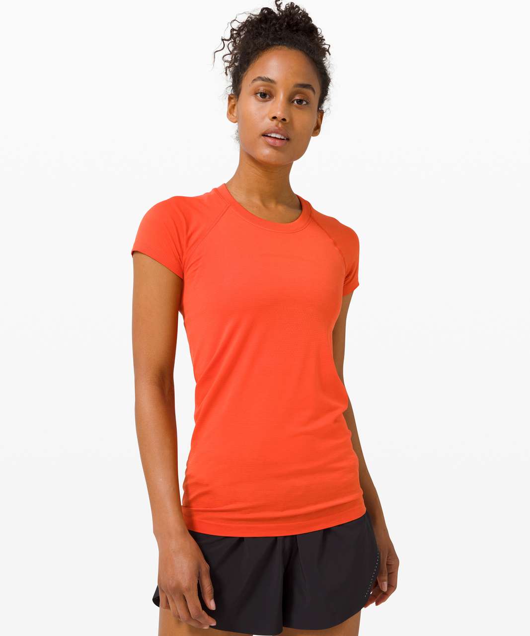 Lululemon Swiftly Tech Short Sleeve 2.0 *Love - Black / Rainbow - lulu  fanatics