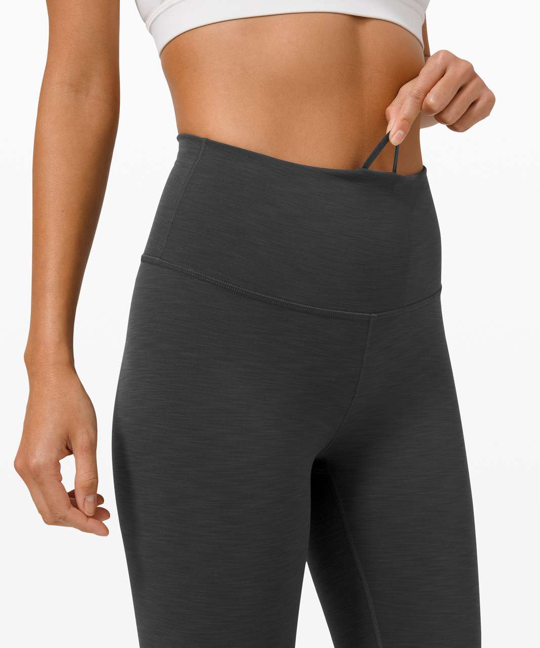 lululemon athletica, Pants & Jumpsuits, Lululemon Wunder Train Highrise  Tight 25gradient Foil Asphalt Graphite Grey