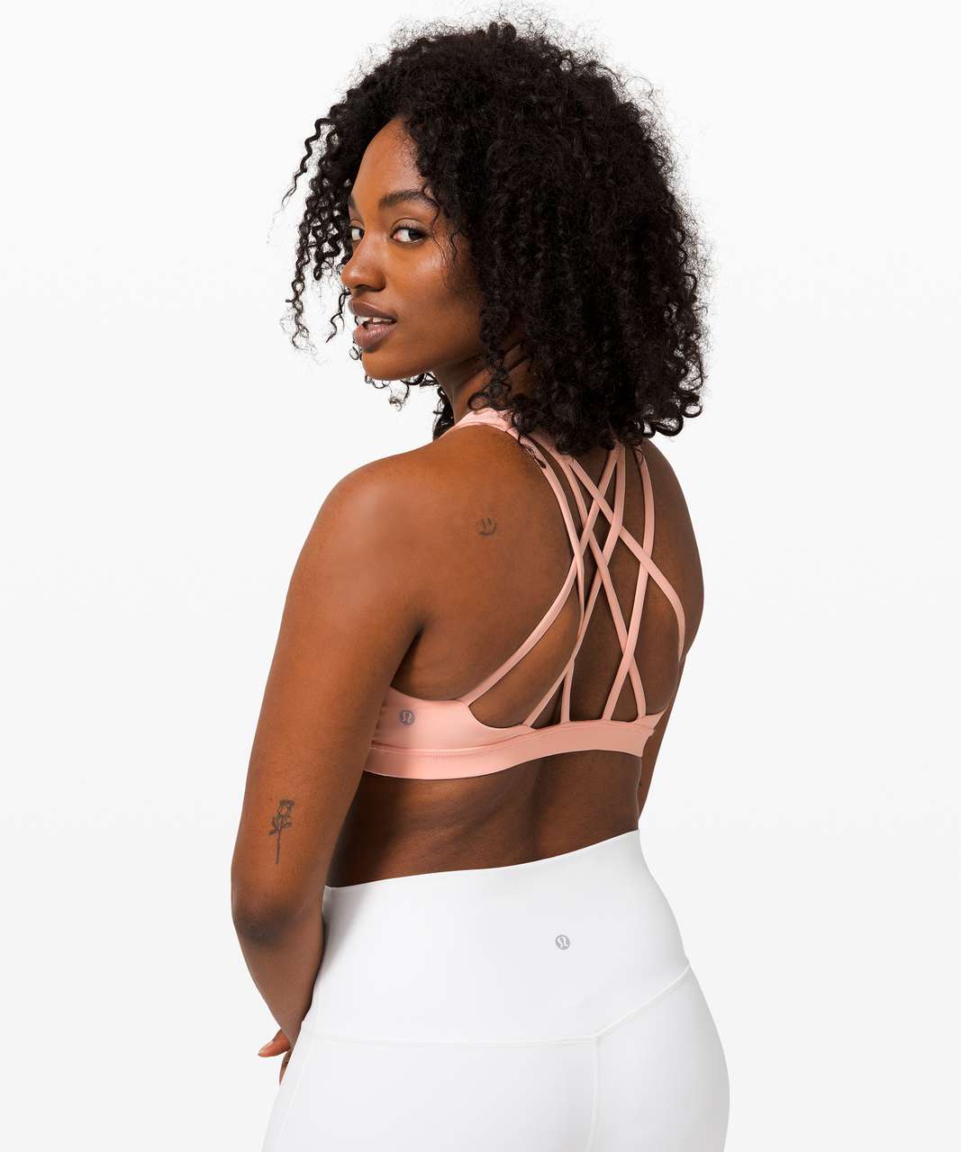 Lululemon Free To Be Serene Bra *Long Line - White - lulu fanatics