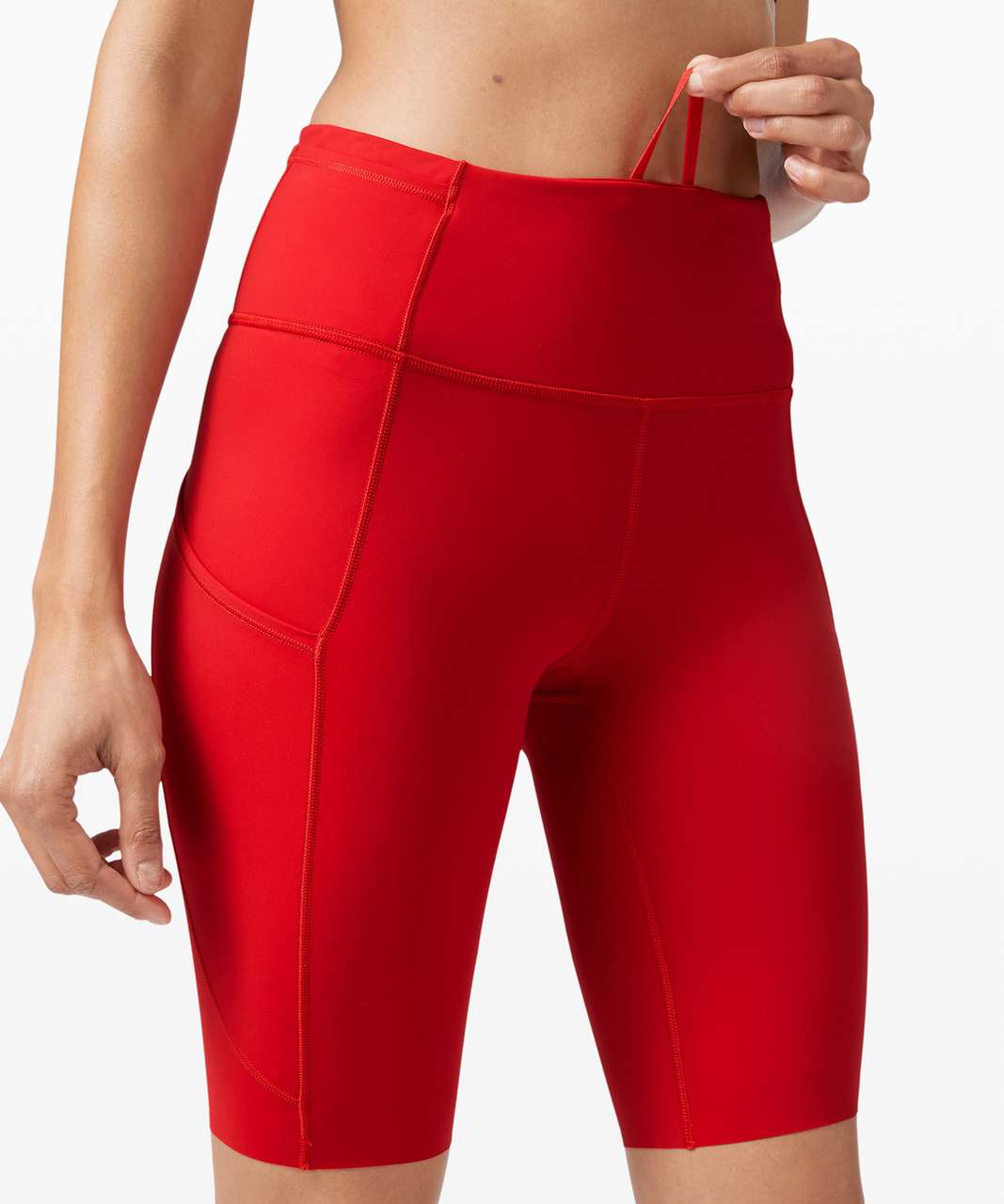 Lululemon Fast And Free Short 10 *Non-Reflective - Dark Red - lulu fanatics