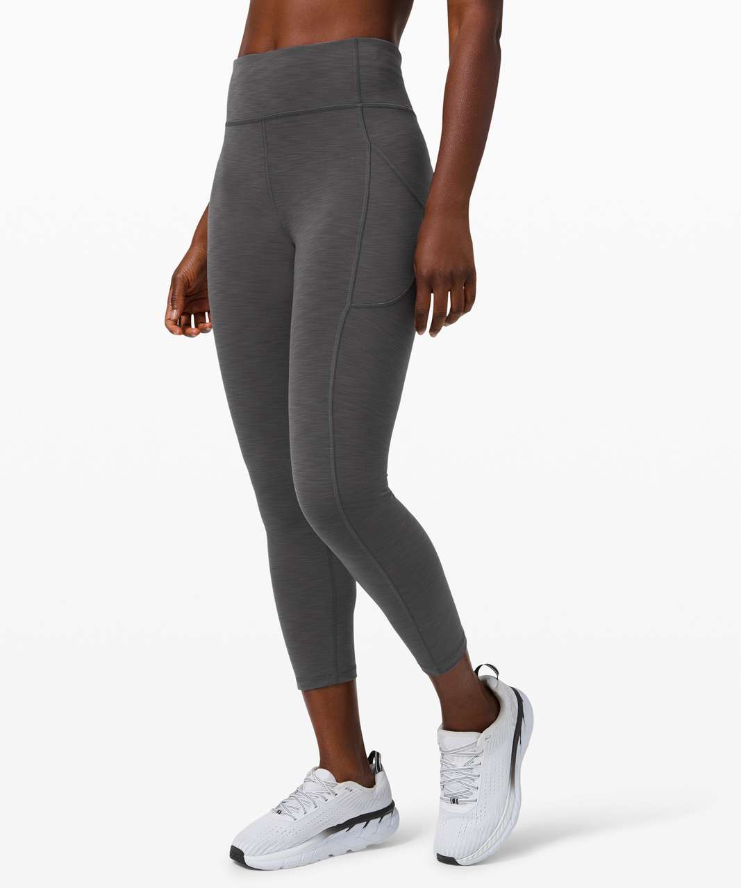 Lululemon Invigorate High-Rise Tight 25" - Heathered Graphite Grey