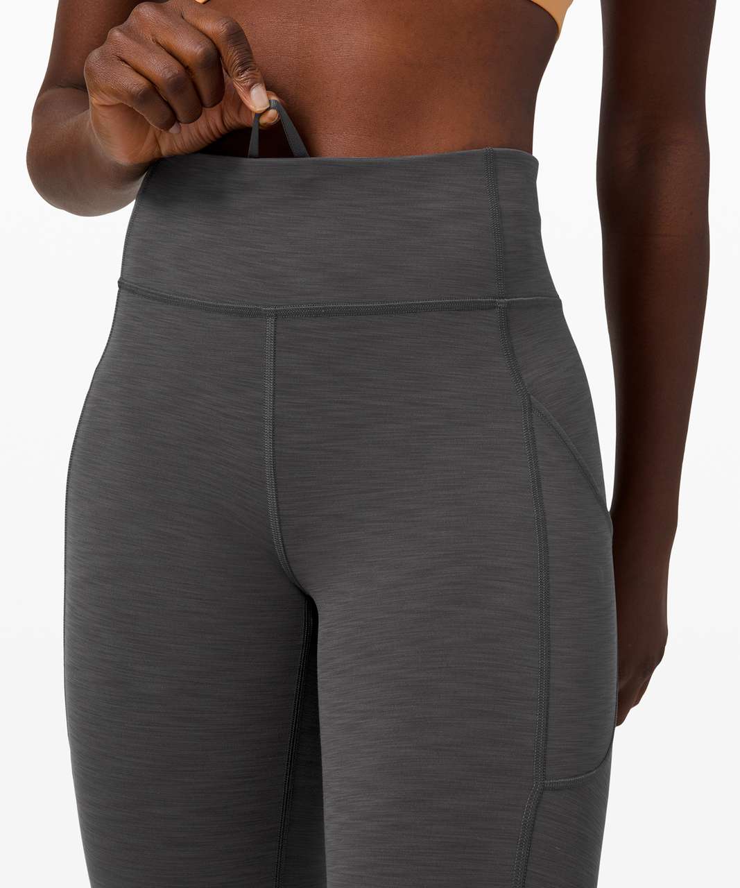 Lululemon Heathered Grey Ombre Leggings- Size ~4 (See Notes, Inseam 25 –  The Saved Collection