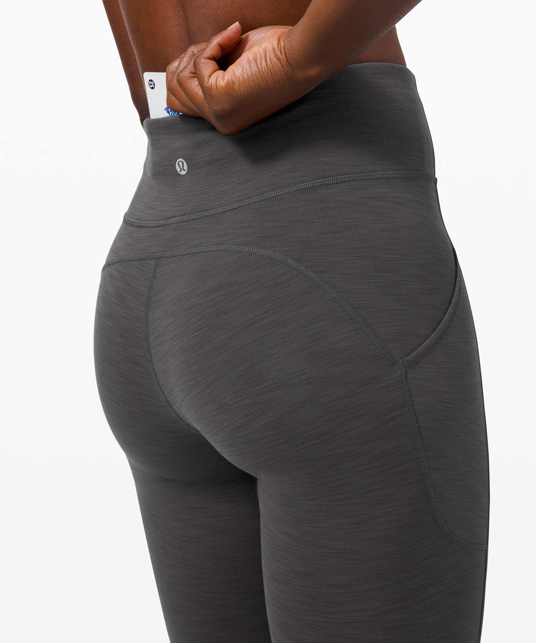 Lululemon Invigorate High-Rise Tight 25 - Heathered Graphite Grey