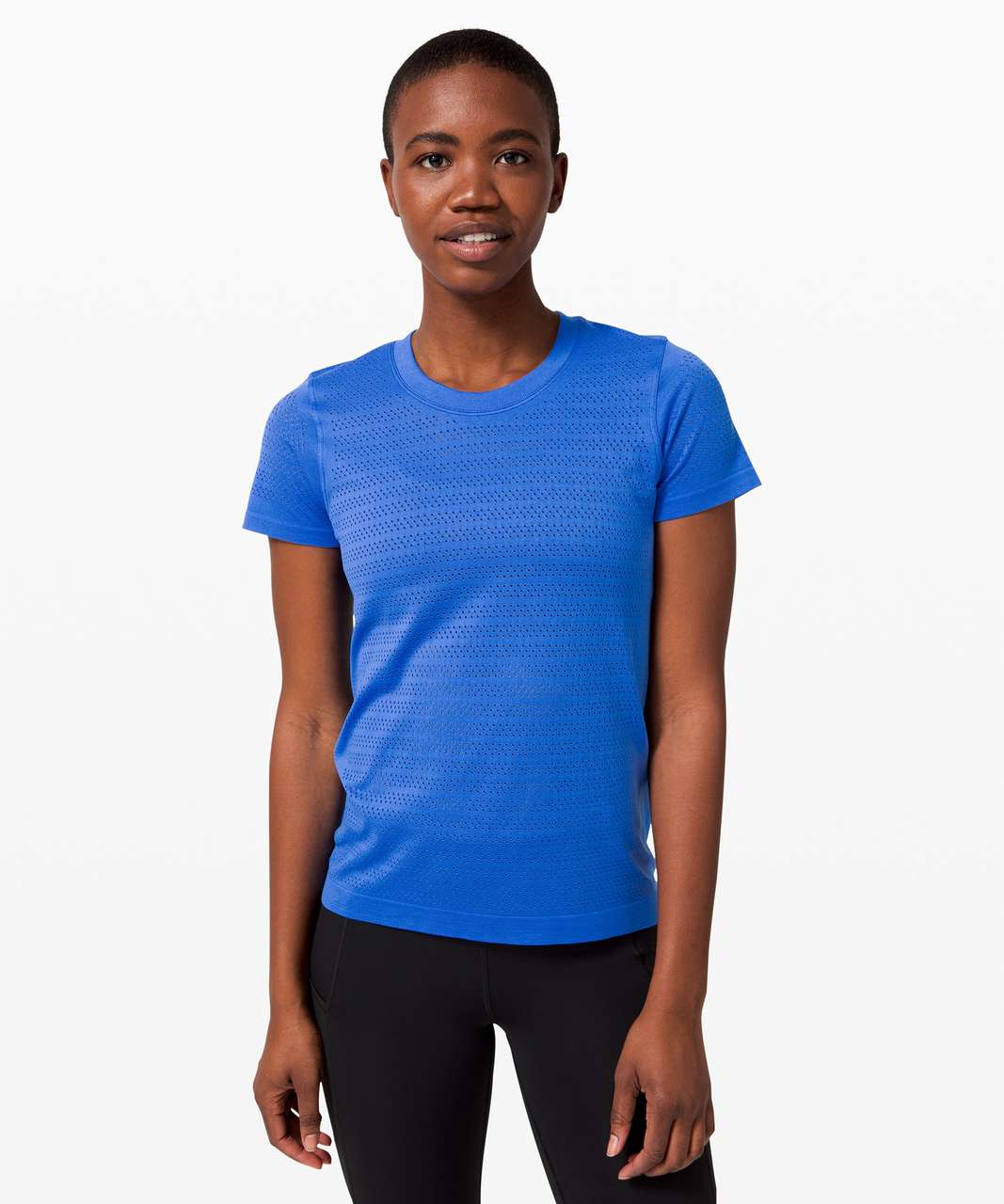 Lululemon Breeze By Short Sleeve *Squad - Wild Bluebell / Wild Bluebell - lulu  fanatics