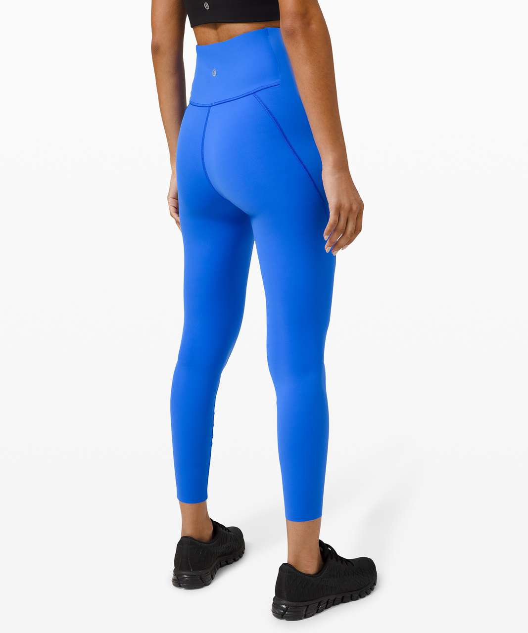 OOTD Fast & Free's in wild bluebell 23” and Free to be long line in floral.  Loving the wild bluebell and the 23” length! : r/lululemon