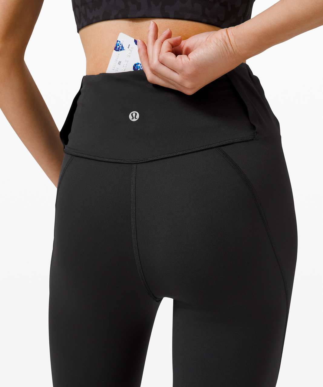 Lululemon Speed Wunder Tight *Asym Free Spirit Ice Grey Black