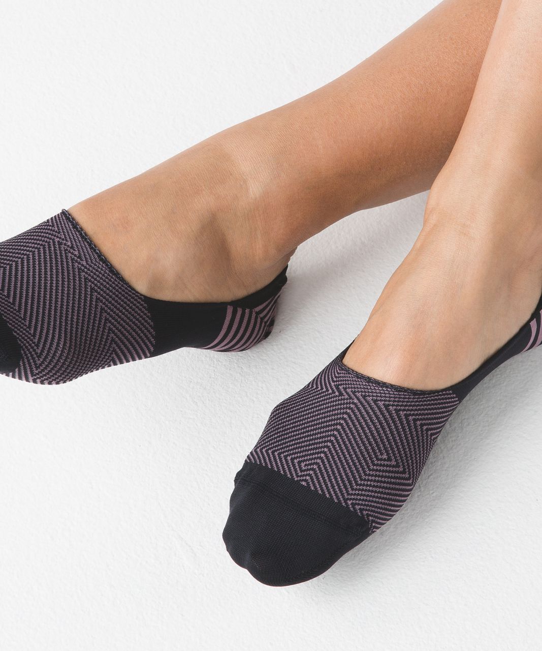 Lululemon Secret Sock - Dusty Mauve / Black / Rose Blush