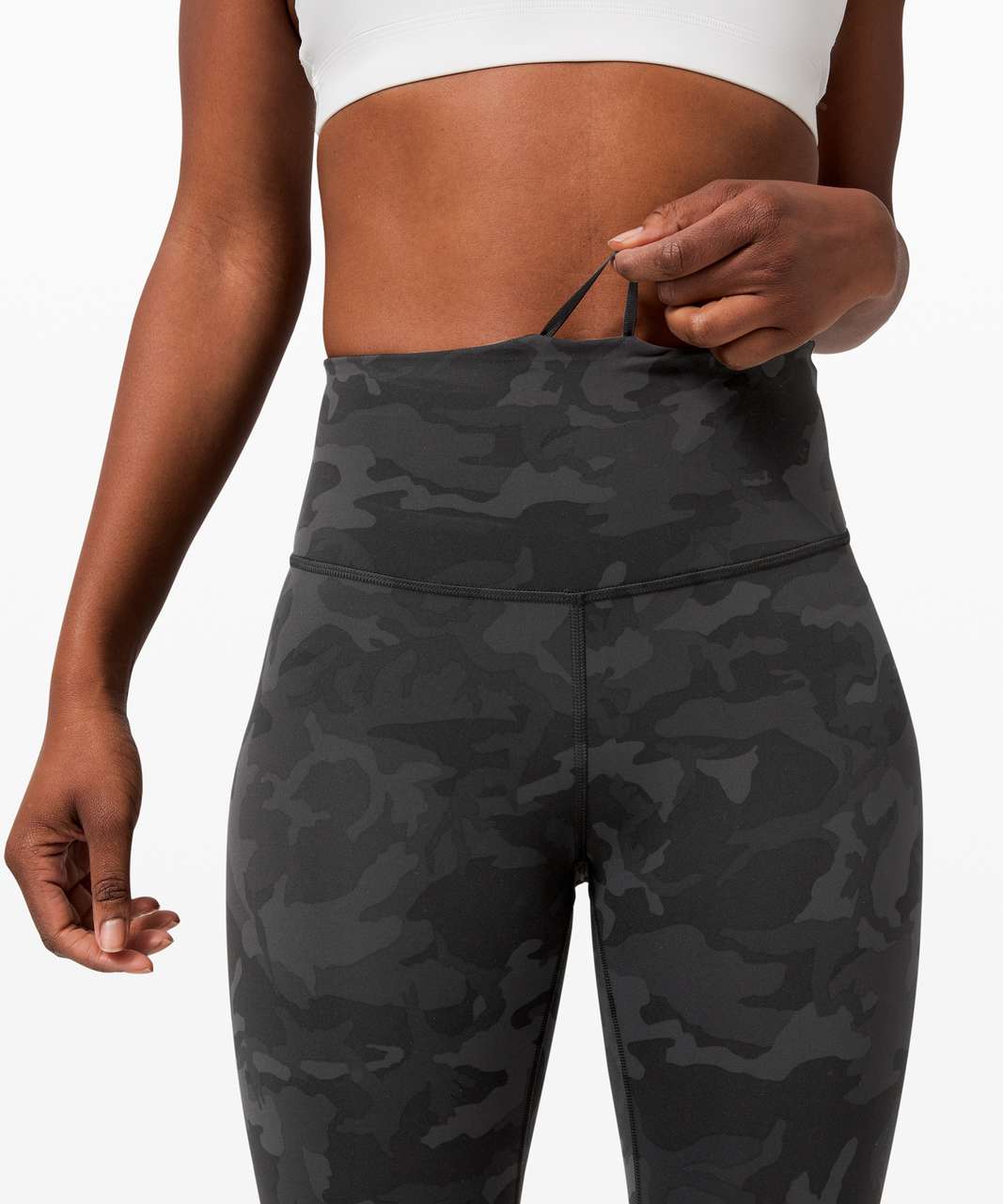 Lululemon Gray White Camo Leggings Size 2 - $33 (65% Off Retail