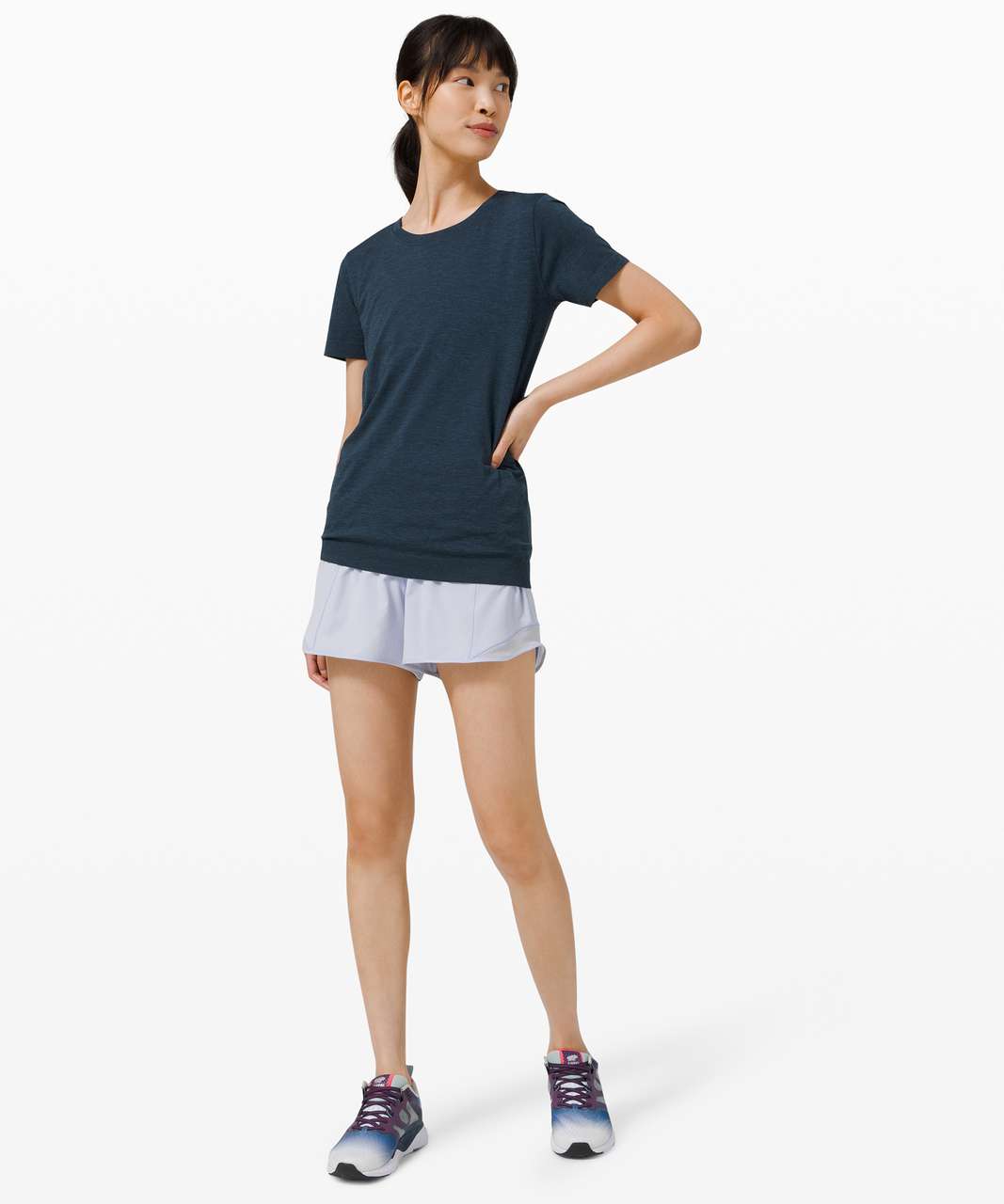 Lululemon Hotty Hot Short *High-Rise Long 4" - Daydream