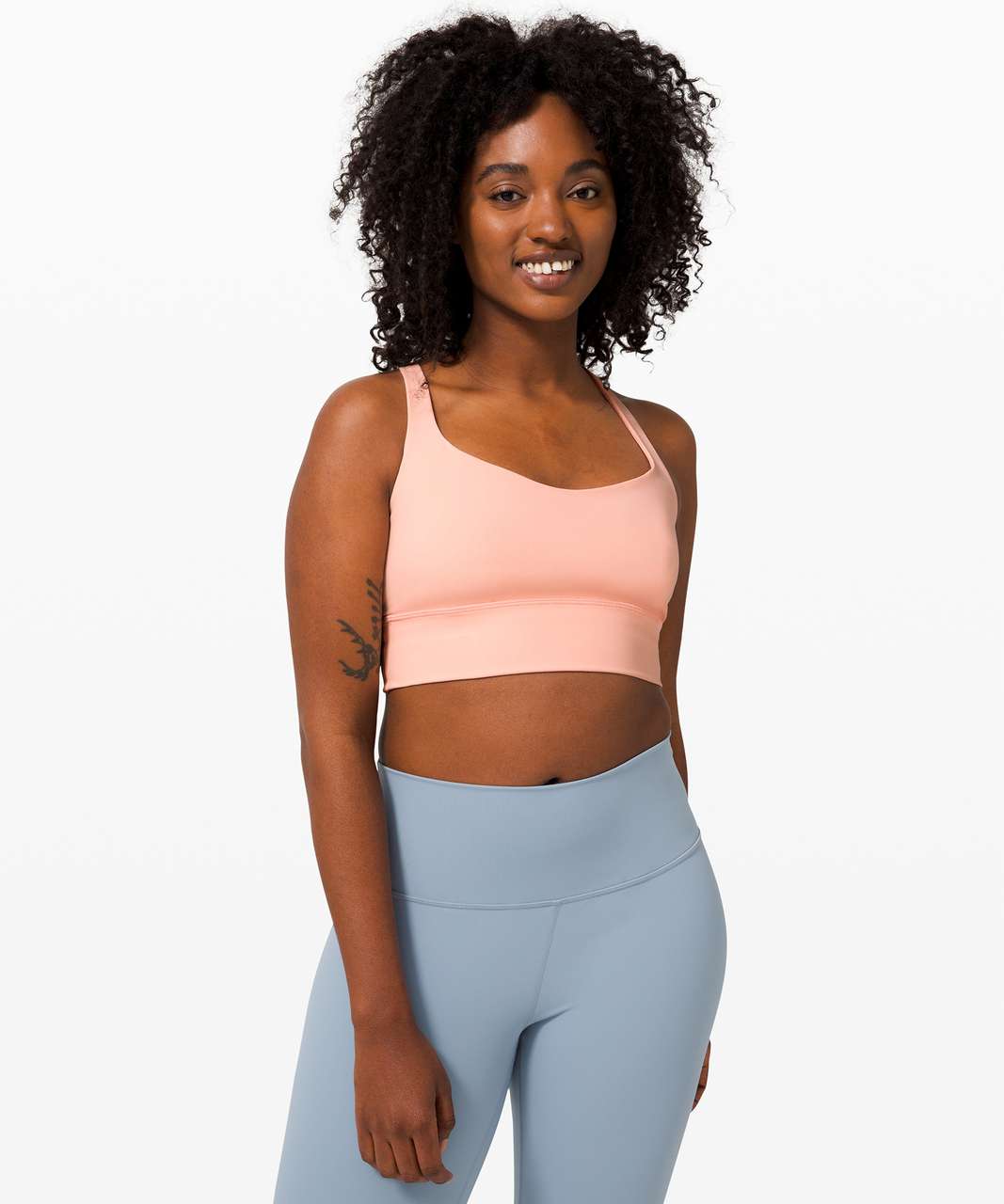 Lululemon Free To Be Bra Long Line *Light Support, A/B Cup (Online Only) - Ballet Slipper