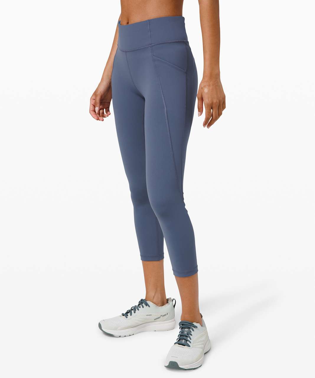 Lululemon Time To Sweat Crop 23" - Ink Blue