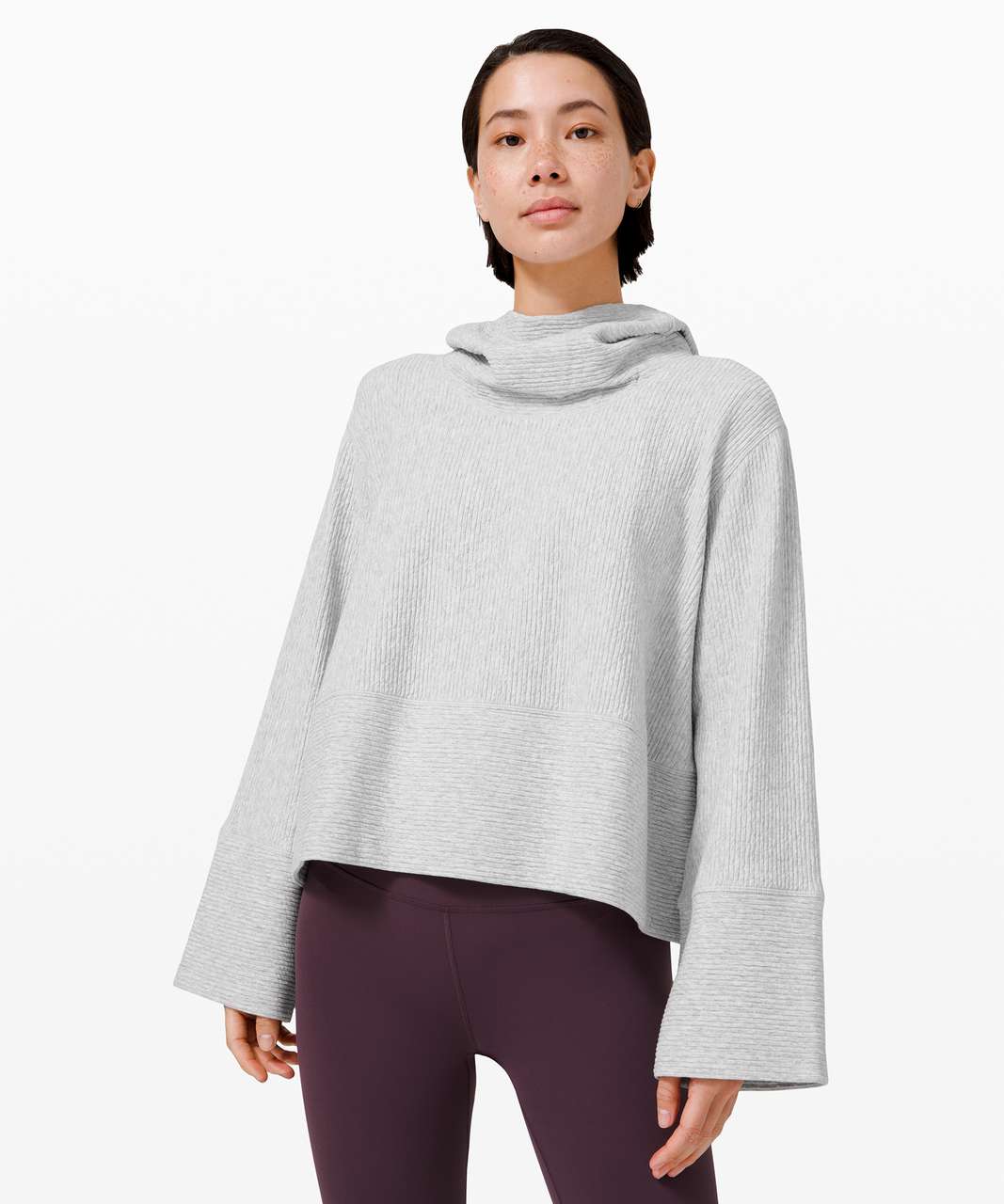 Lululemon Scuba Pullover - Heathered Core Ultra Light Grey - lulu fanatics