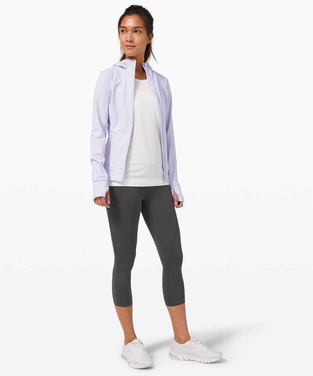 Lululemon Free to Speed High-Rise Crop 21" - Graphite Grey