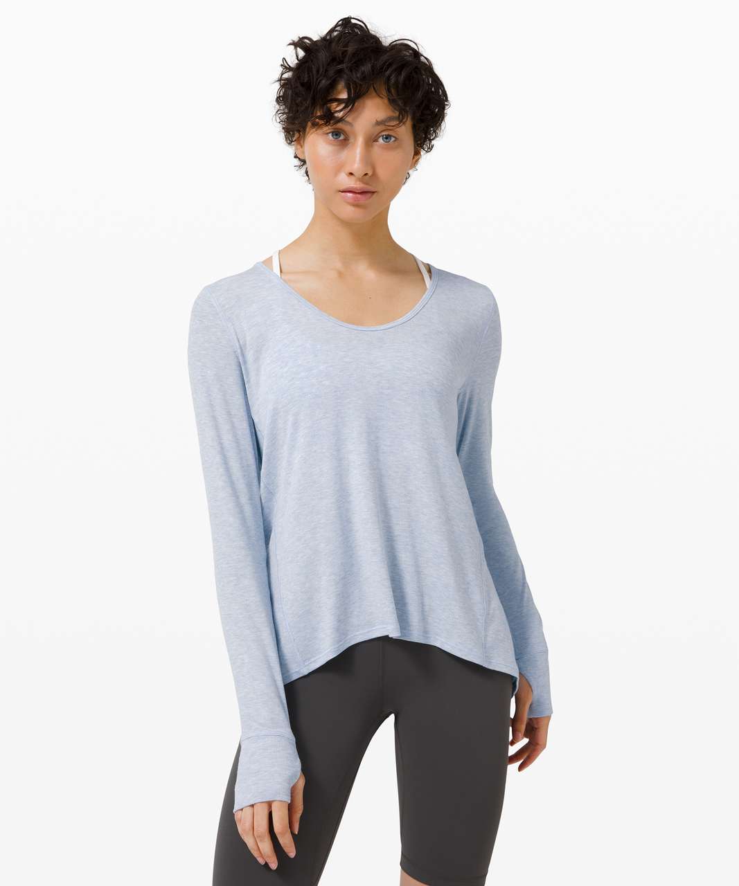 Lululemon Loved and Lifted Long Sleeve - Heathered Daydream