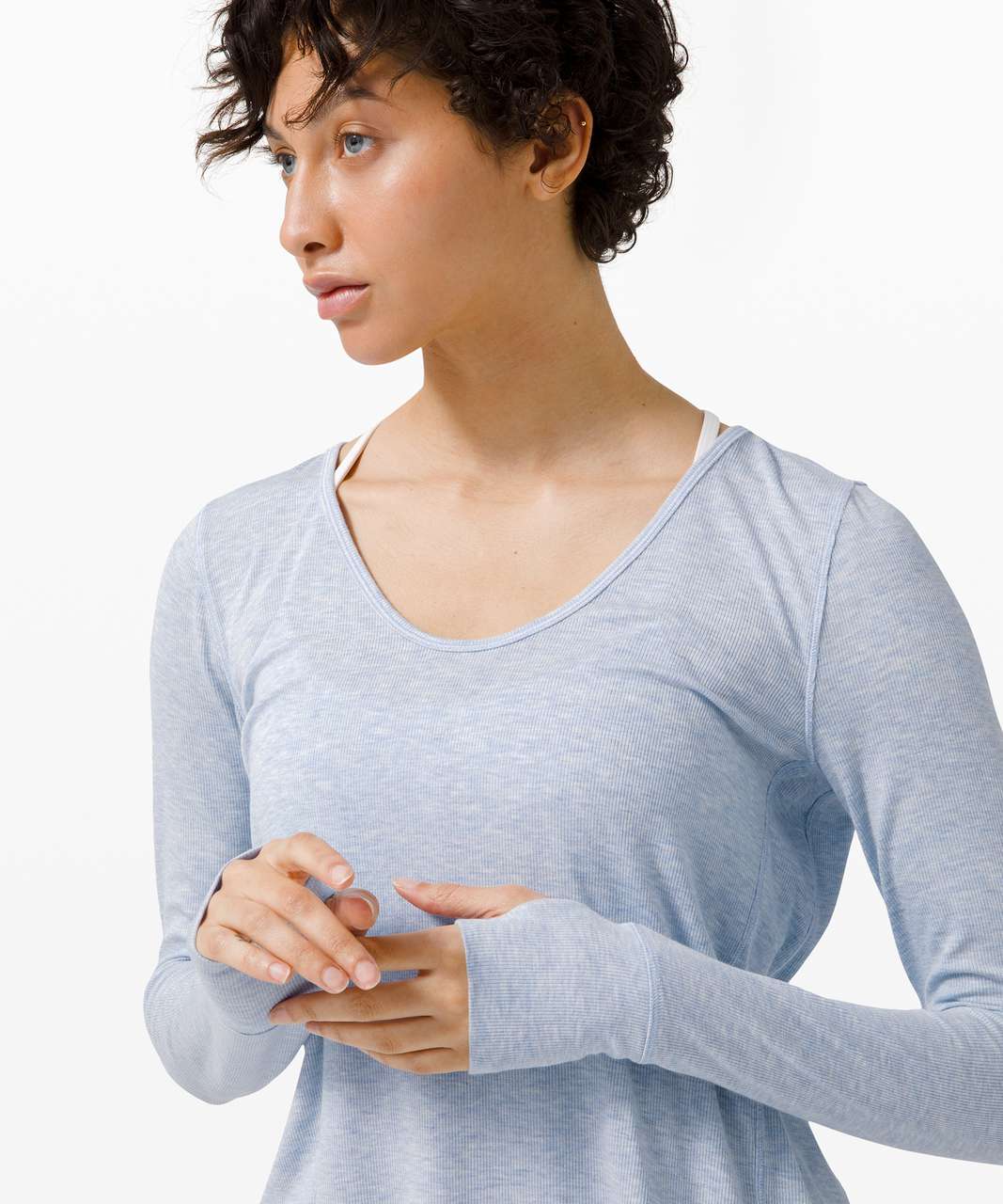 Lululemon Loved and Lifted Long Sleeve - Heathered Daydream