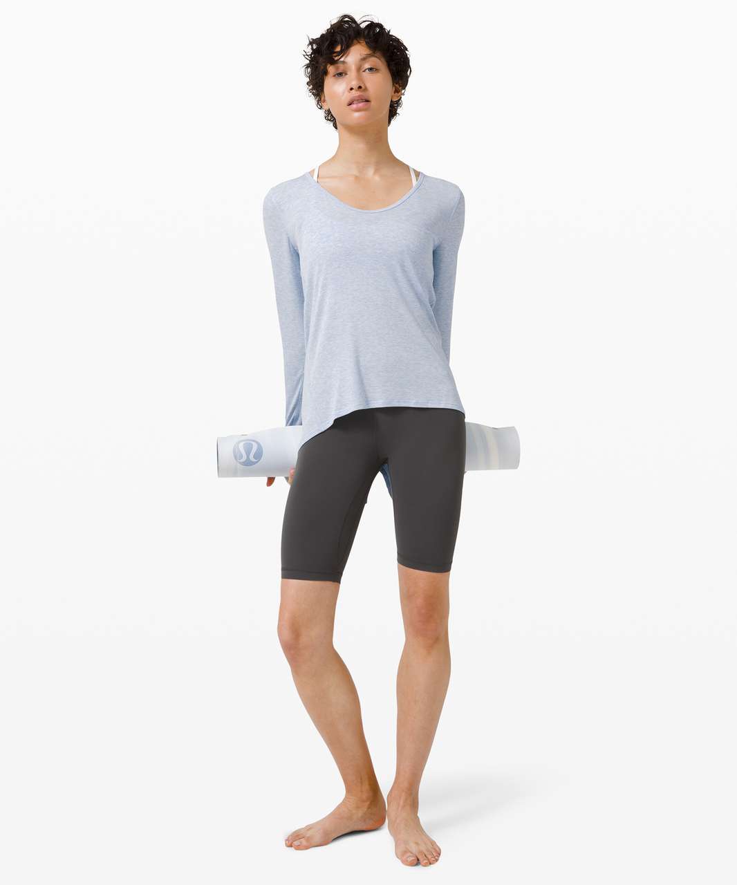 Lululemon Loved and Lifted Long Sleeve - Heathered Daydream