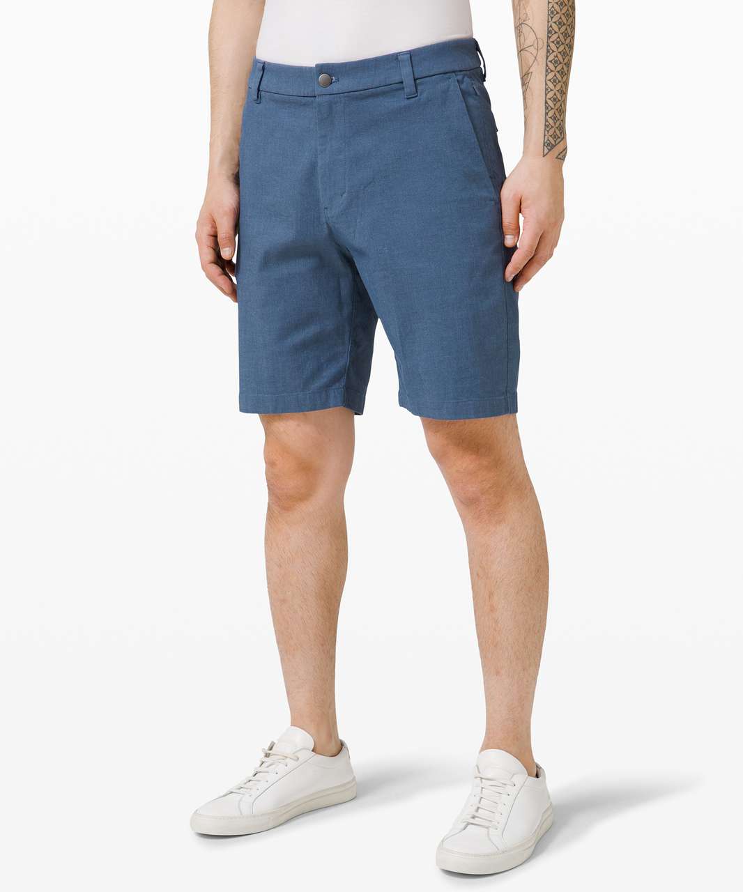 Lululemon Shorts Coupons - Chambray / White Commission Classic-Fit Short 9  Oxford Mens