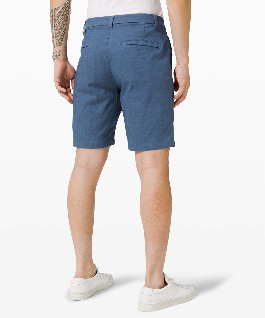 Lululemon Commission Short *Qwick Oxford 9" - Ink Blue / White