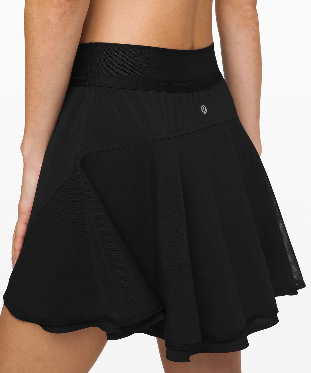 Black sports skirt with shorts - Peach Pump