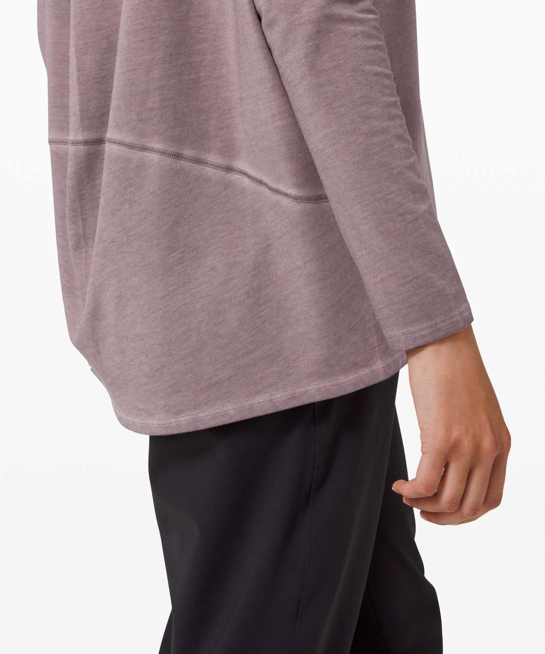 Lululemon Back In Action Long Sleeve *Fade - Washed Lunar Rock