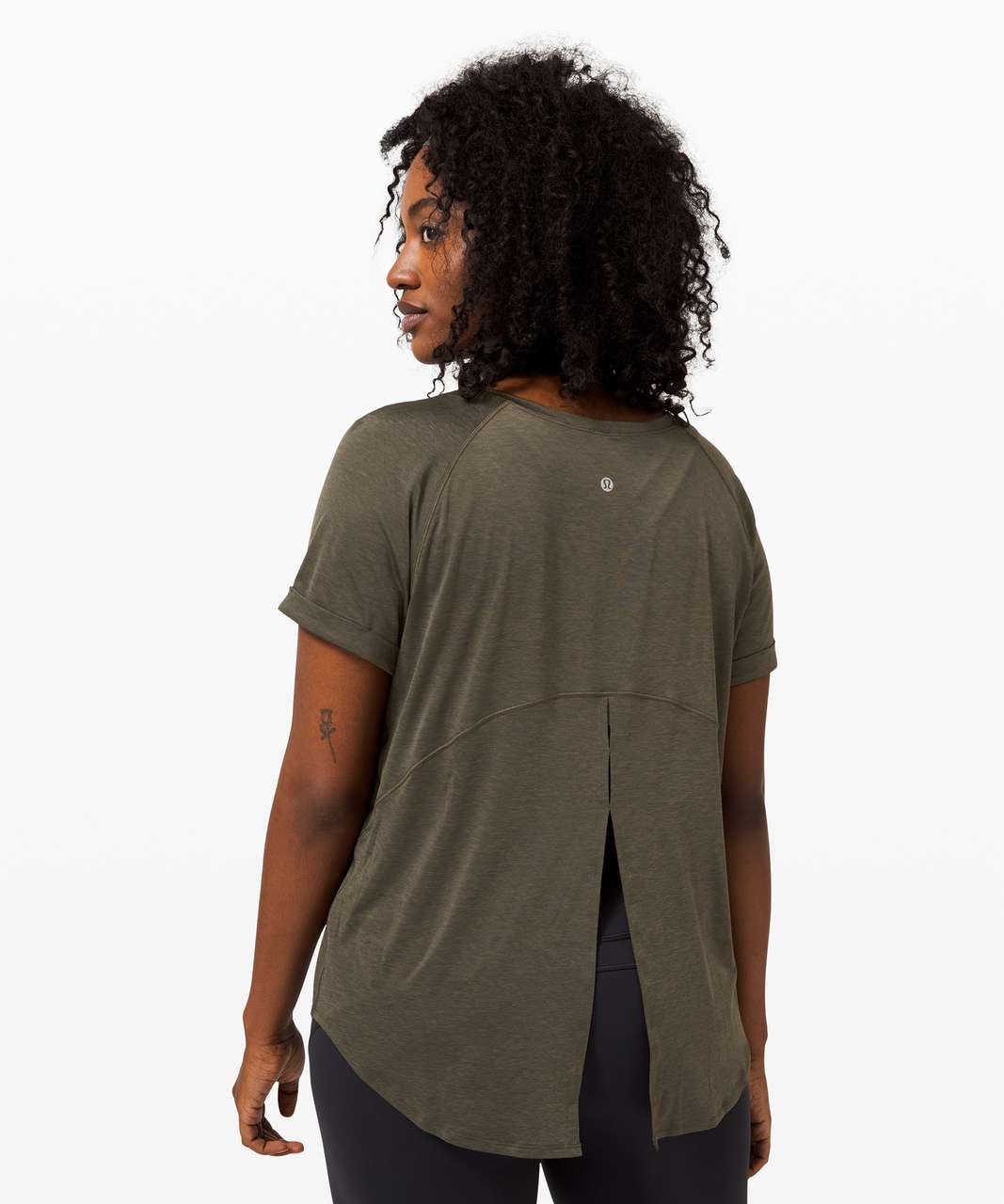 open up tie back tee lululemon