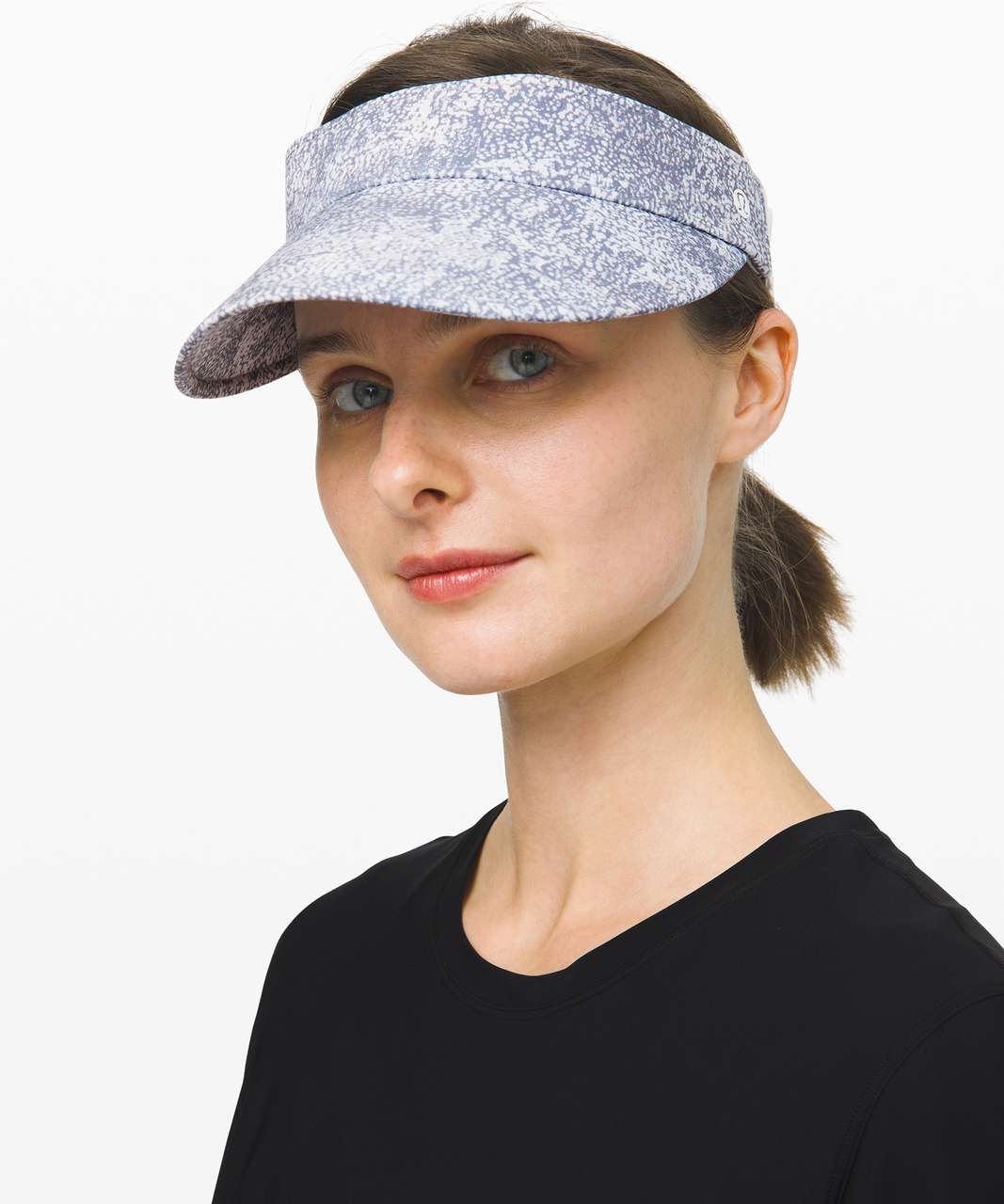 Lululemon Fast Paced Visor - Frozen Vista Alpine White Multi