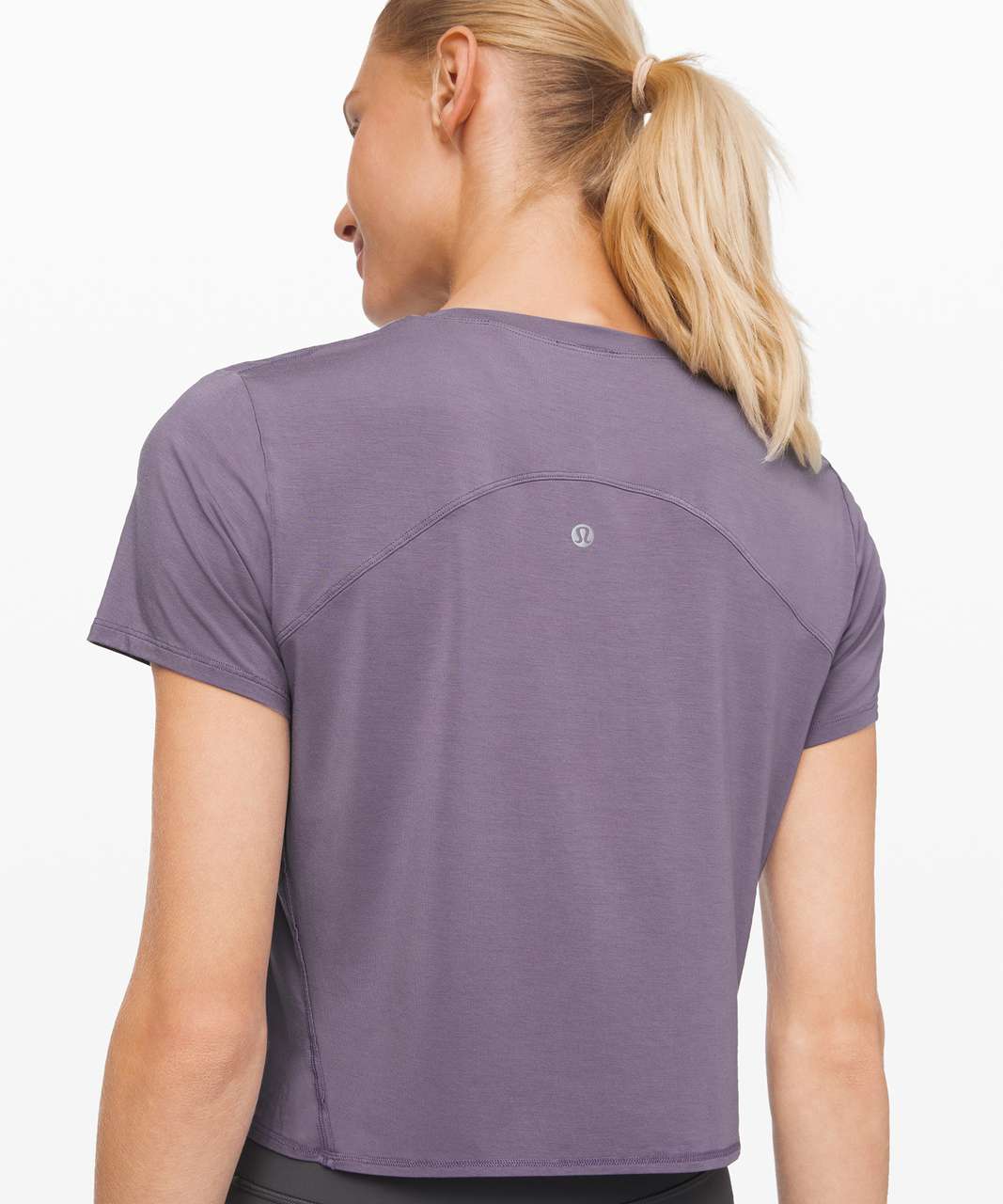 Lululemon Action Always Short Sleeve - Purple Quartz