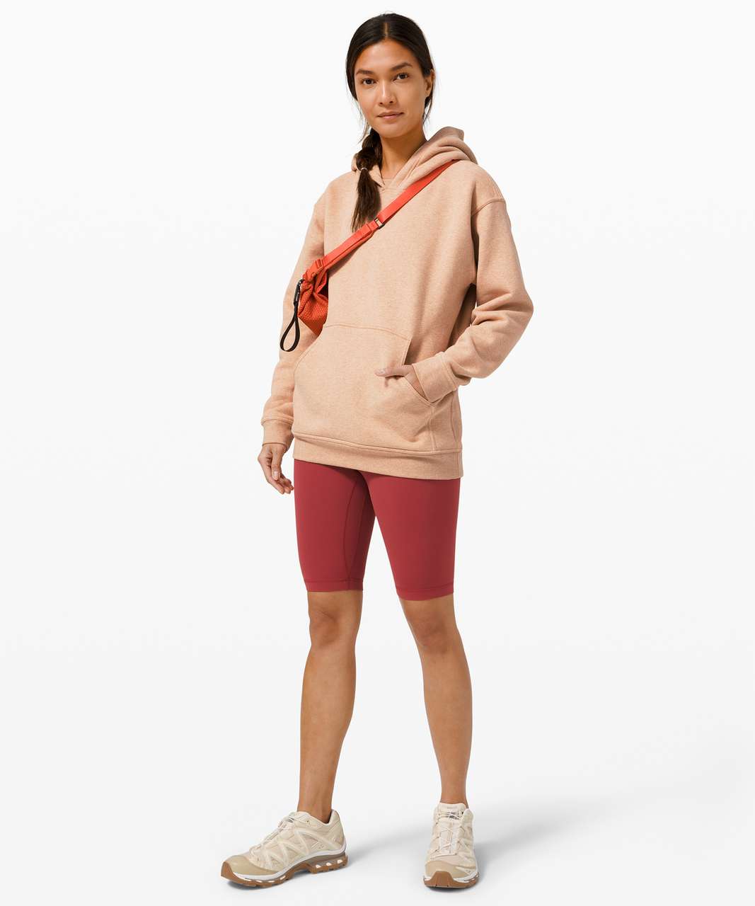 Lululemon All Yours Hoodie - Heathered Ivory Peach - lulu fanatics