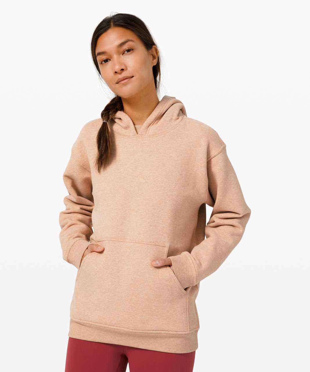 Lululemon All Yours Hoodie - Heathered Ivory Peach