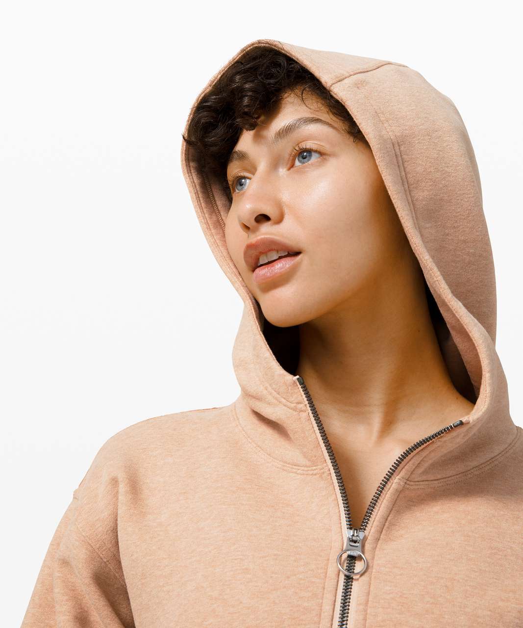 Lululemon All Yours Zip Hoodie - Heathered Ivory Peach