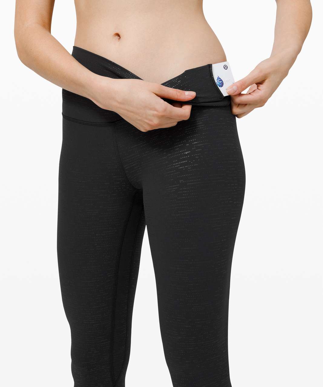 NEW LULULEMON Align 28 Pant 2 Filigree Emboss Black