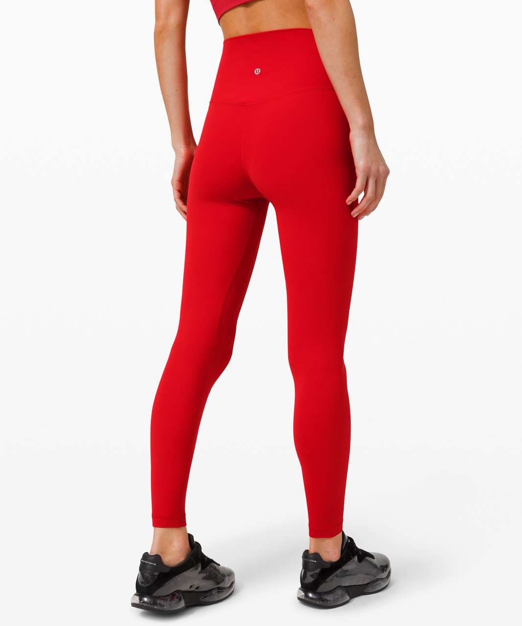 red lululemon leggings