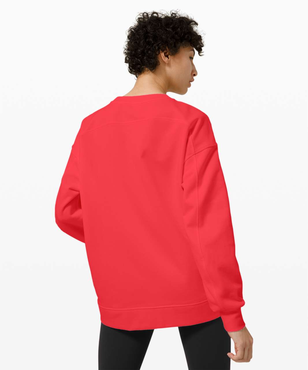 Lululemon Perfectly Oversized Crew - Smoky Red - lulu fanatics