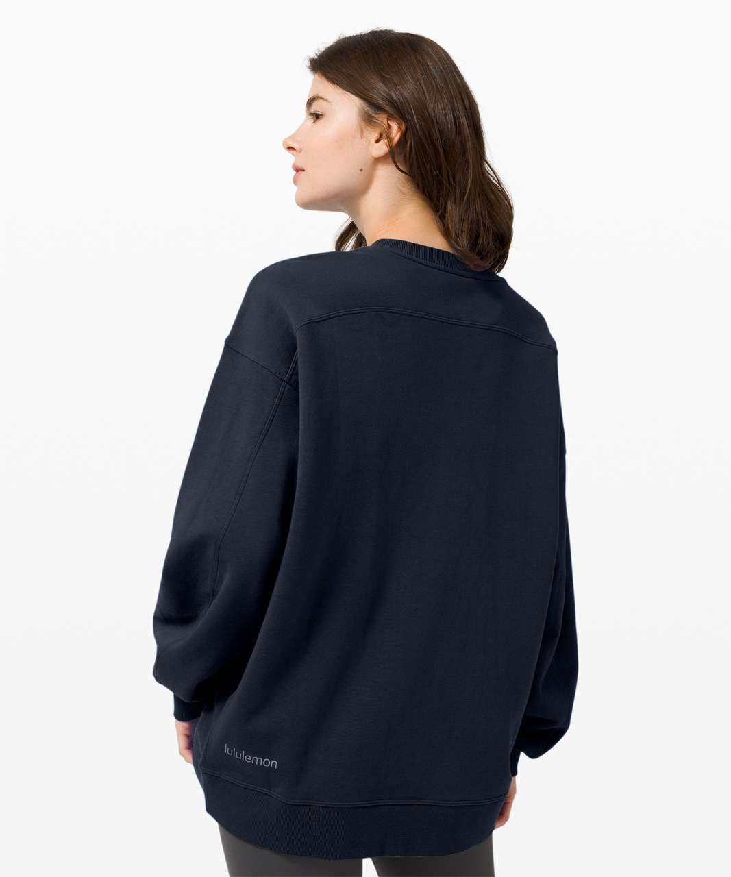 Lululemon Perfectly Oversized Crew - True Navy (First Release) - lulu  fanatics