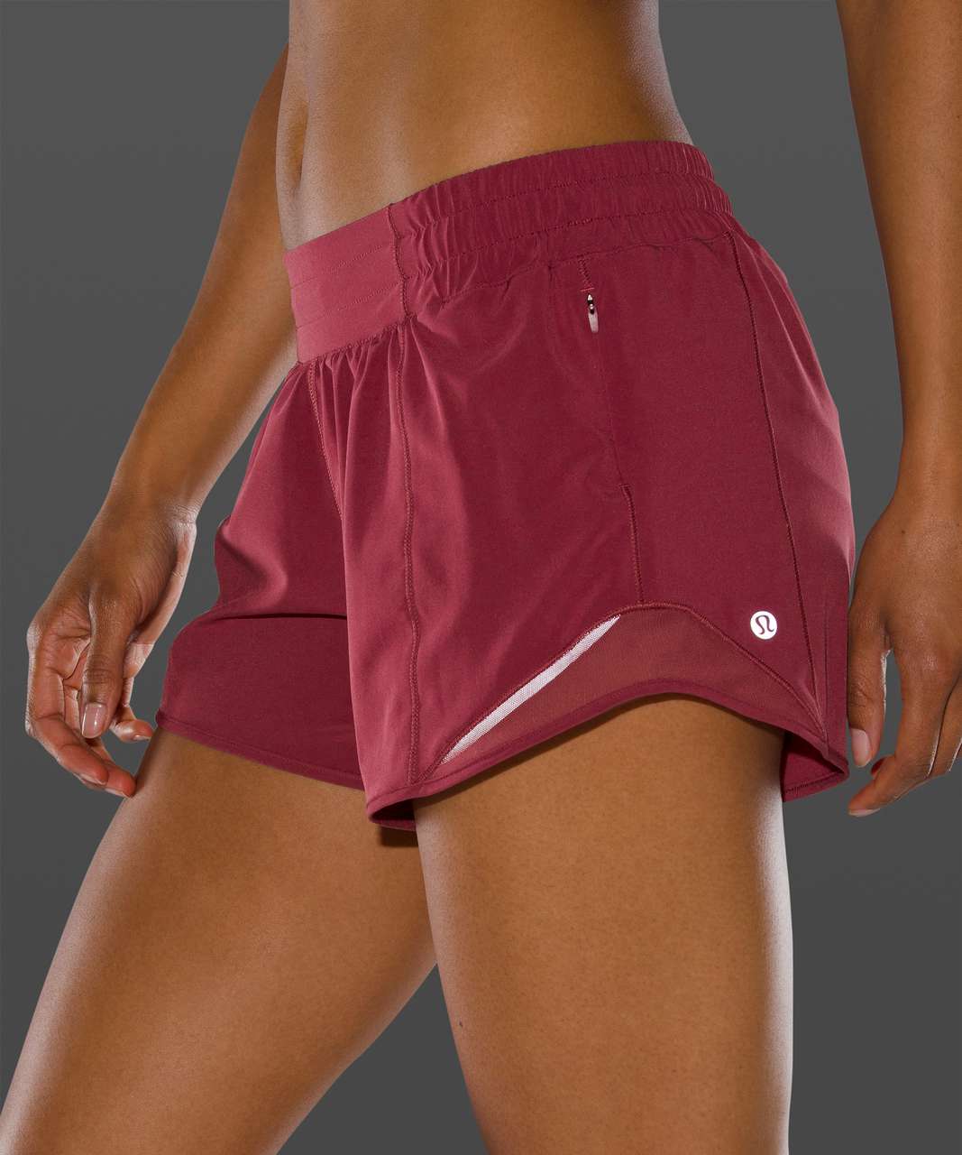 Lululemon Hotty Hot Short II *Long 4" - Chianti