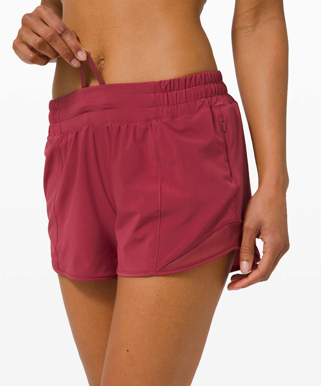 Lululemon Hotty Hot Short II *Long 4" - Chianti