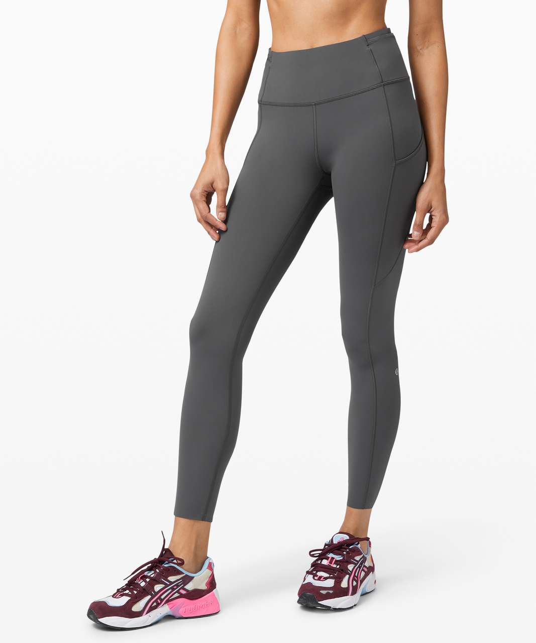 Lululemon Fast and Free Tight II 25" *Non-Reflective Nulux - Graphite Grey