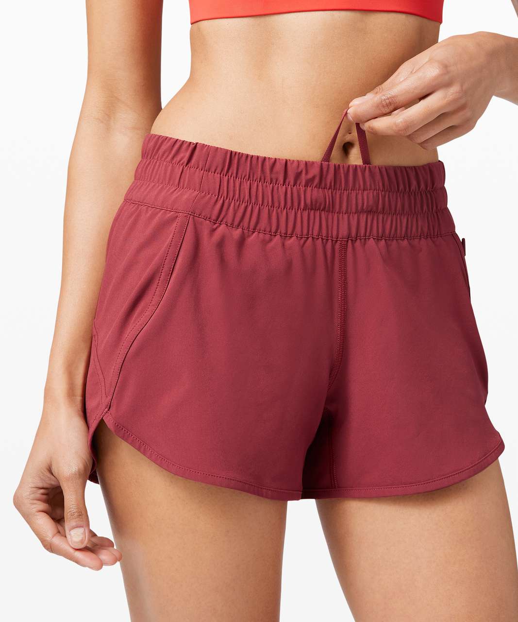 Lululemon Tracker Short V *4" - Chianti