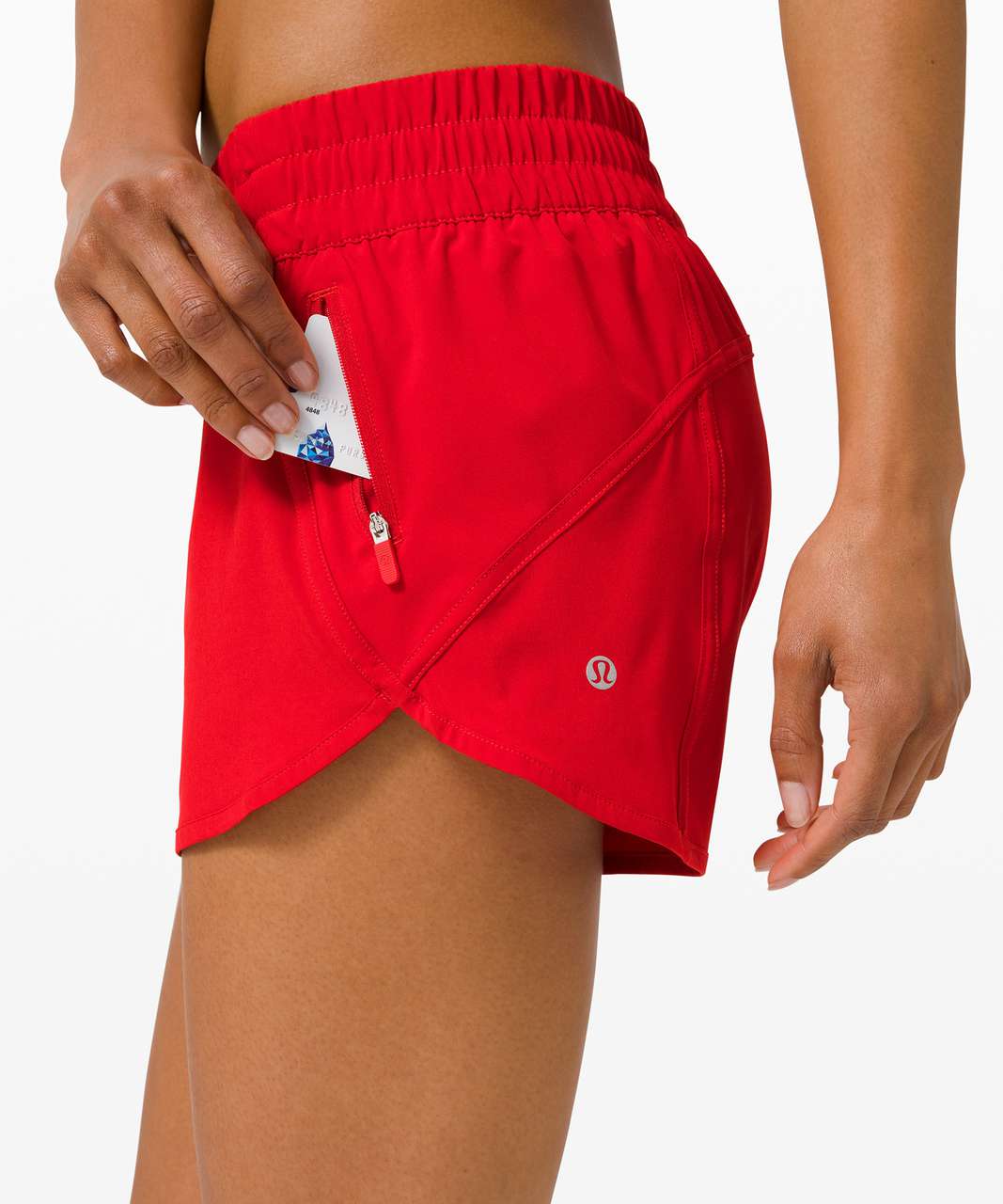 NEW LULULEMON Track That Short 5 8 Dark Red