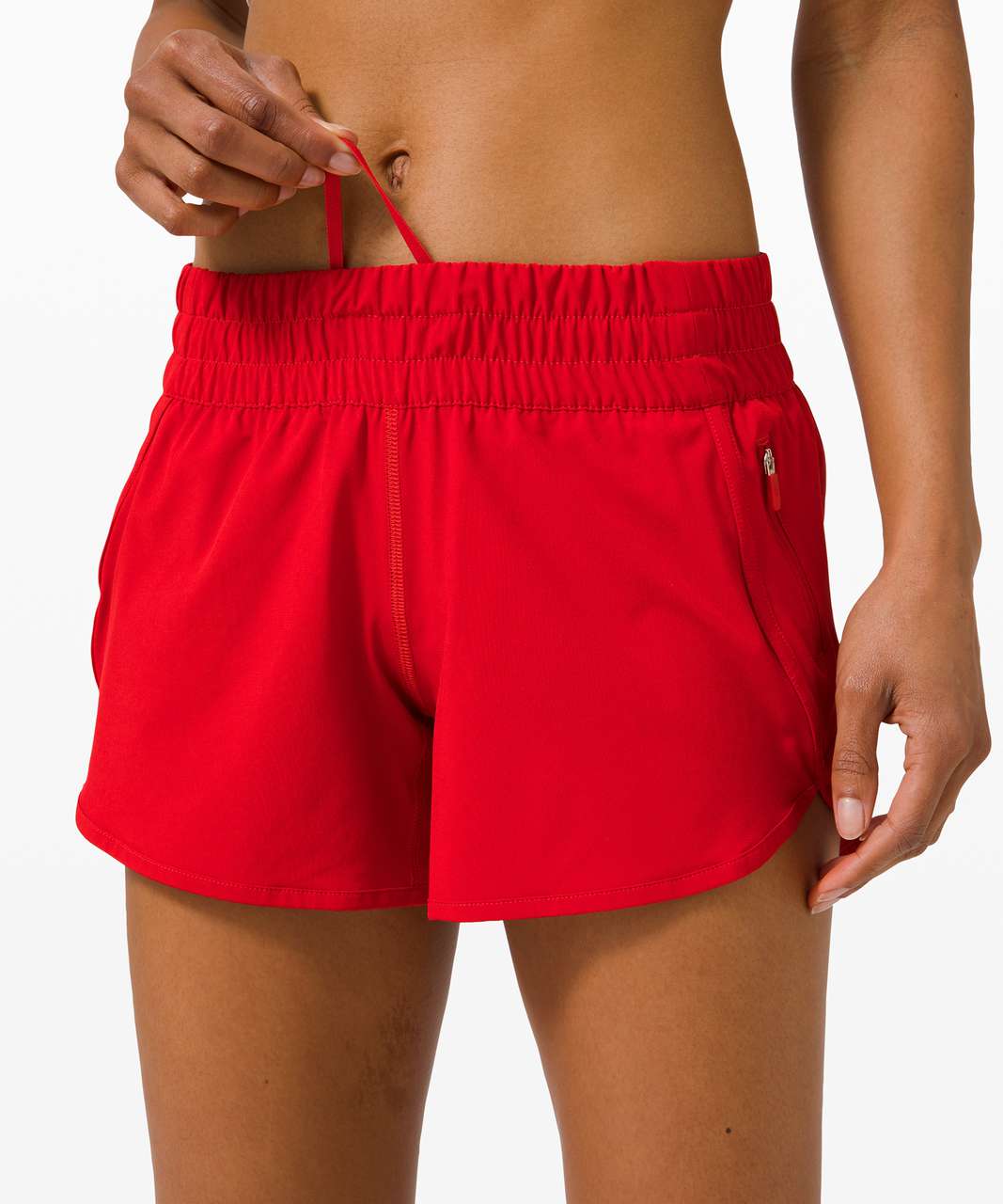 Lululemon Tracker Short V *4" - Dark Red