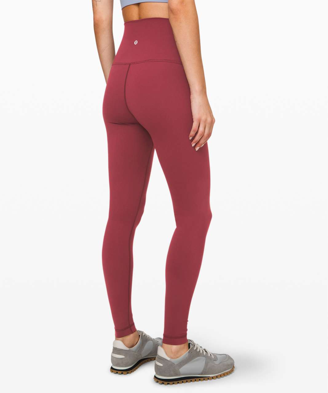 Lululemon Size 6 In Movement Tight 25 Everlux Burgundy striped