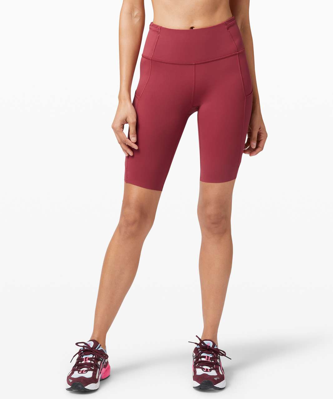 Lululemon Fast And Free Short 10" *Non-Reflective - Chianti