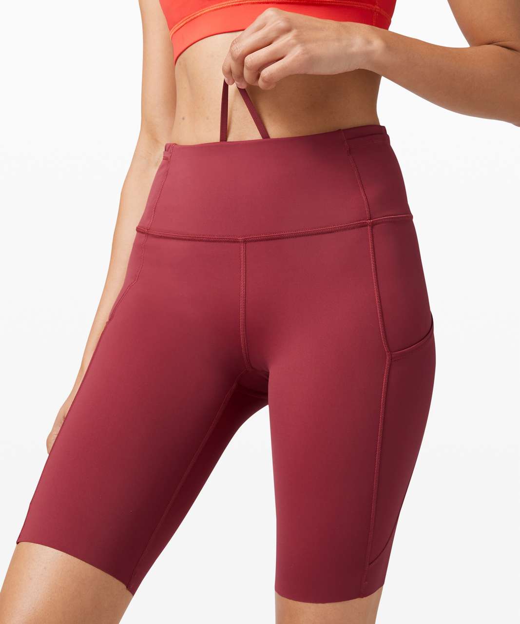 Lululemon Fast And Free Short 10 *Non-Reflective - Chianti - lulu