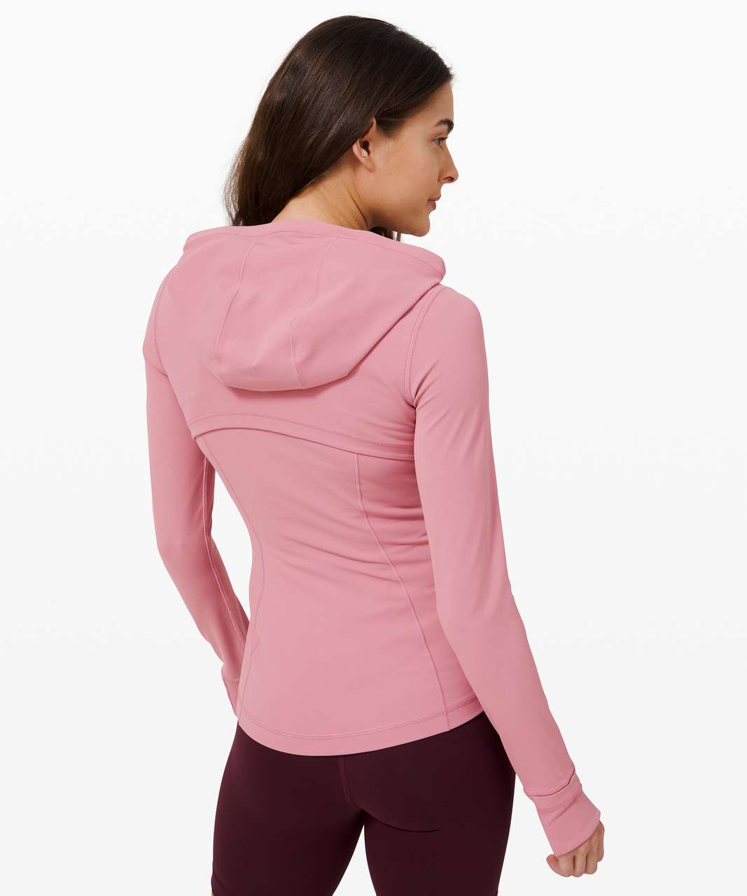 NEW Women Lululemon Hooded Define Jacket~ Size10~ Nulu Pink Taupe 