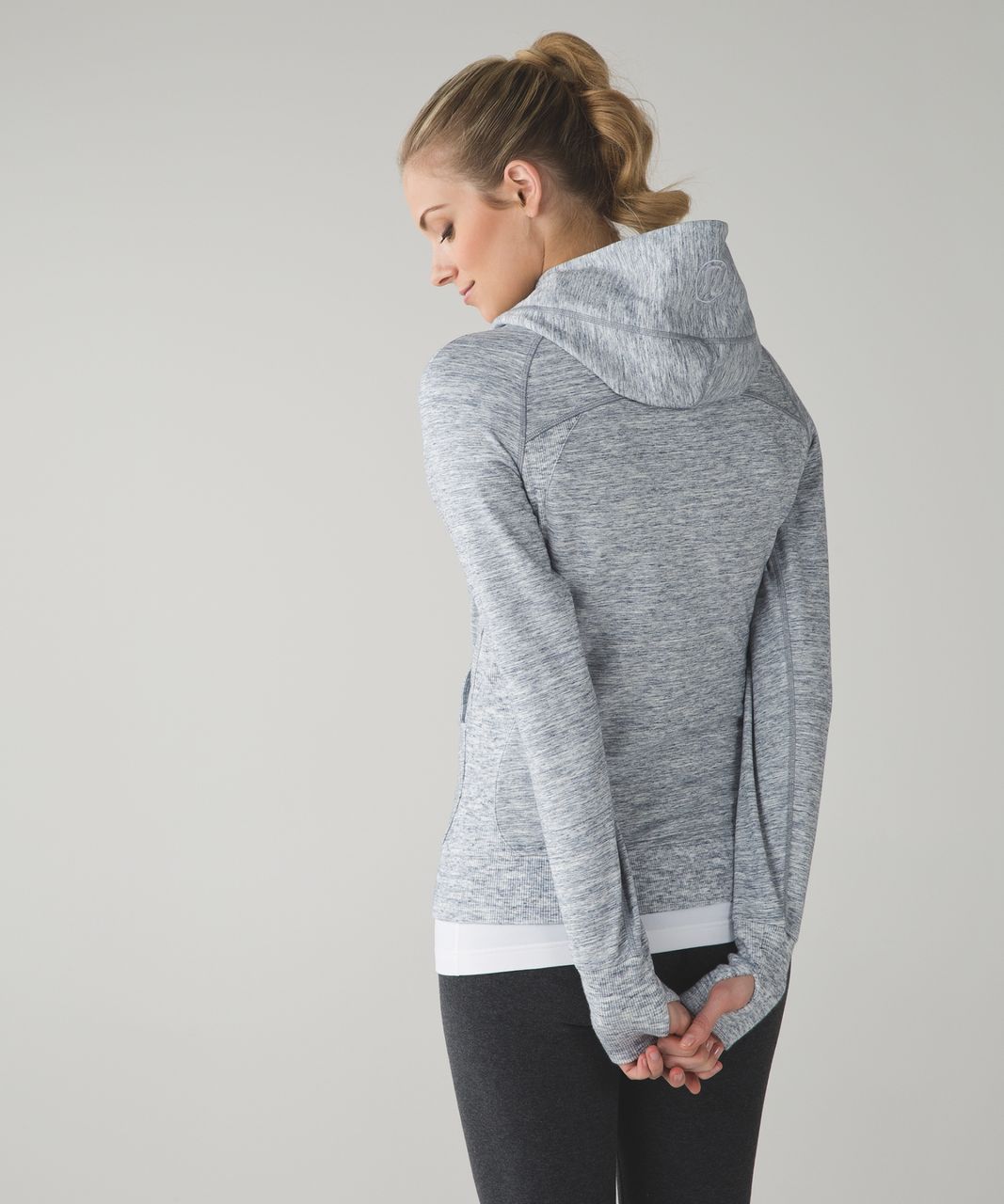 Lululemon Scuba Hoodie III - Heathered Space Dyed Gris - lulu fanatics