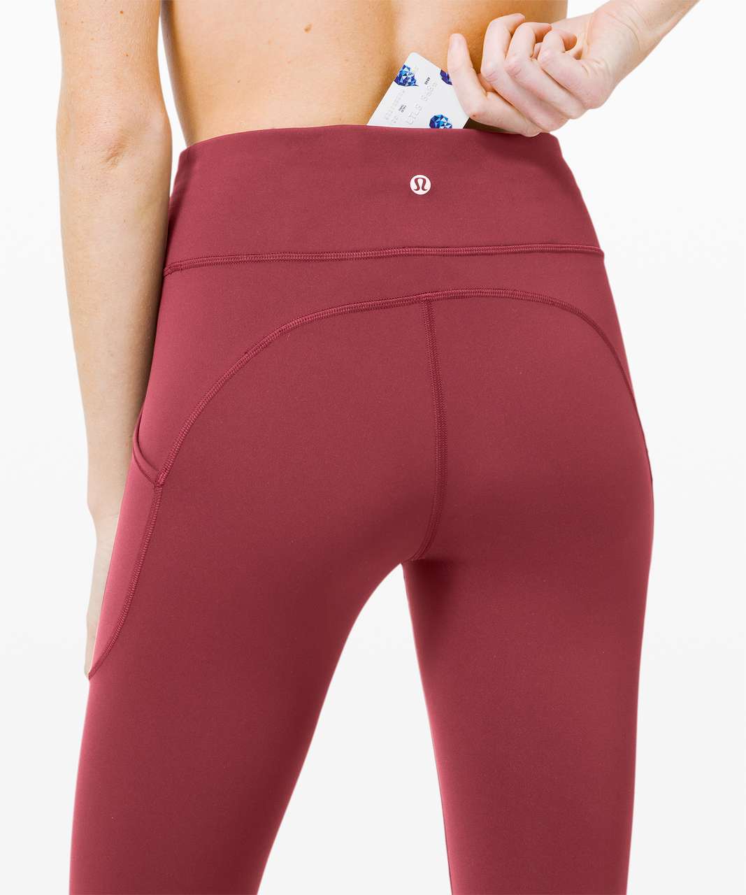 Lululemon Invigorate High-Rise Tight 25 Chianti Red Size 8 - $66